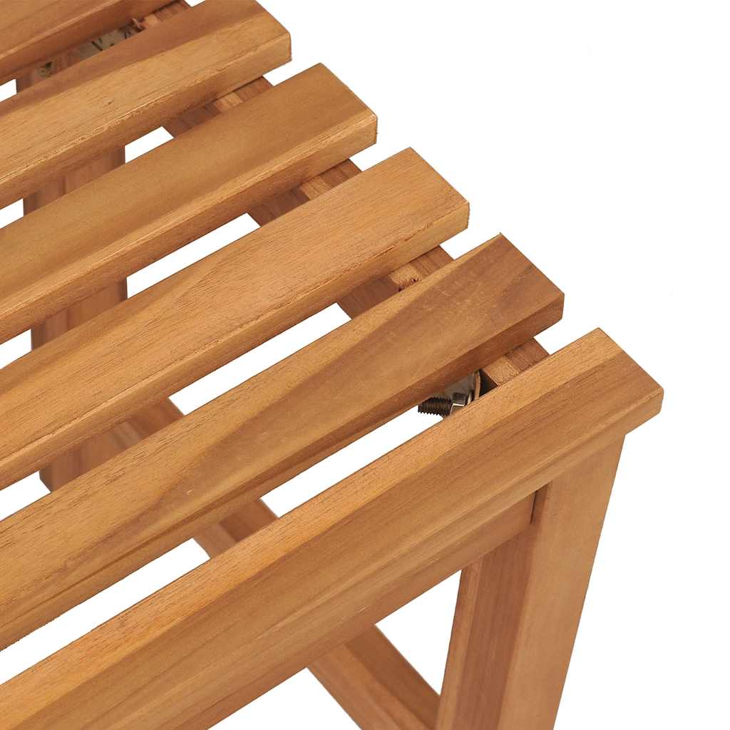 vidaXL Tuinbank 114 cm massief teakhout
