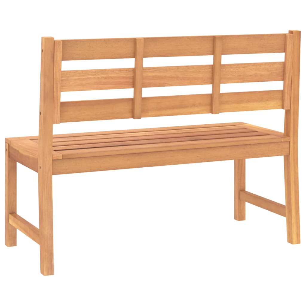 vidaXL Tuinbank 114 cm massief teakhout