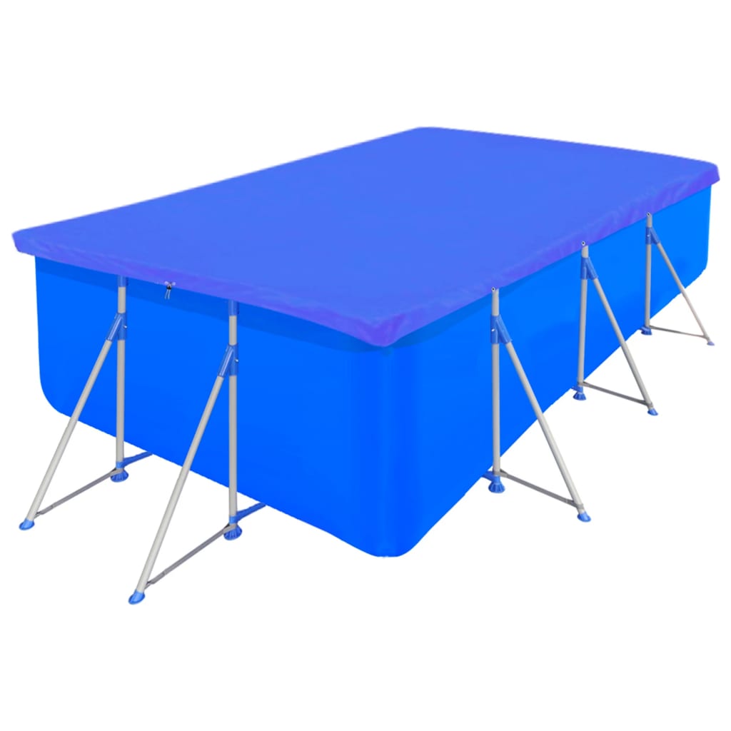 vidaXL Pool Covers 2 pcs rectangular 90 g/m² 394x207 cm PE