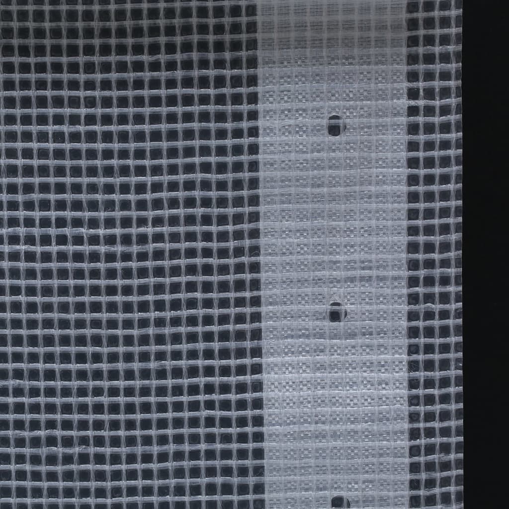 vidaXL Dekzeilen 2 st Leno 260 g/m² 1,5x5 m wit