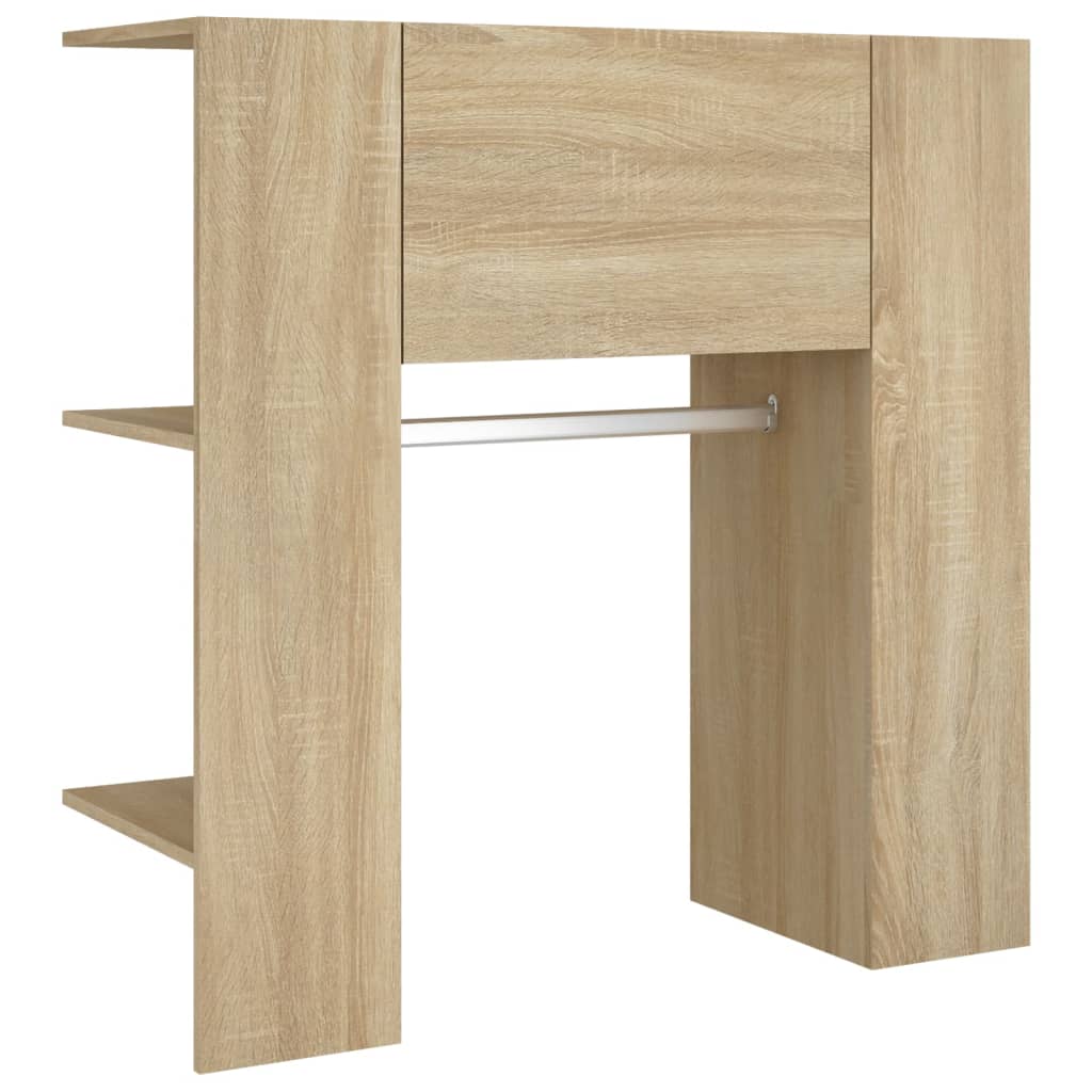vidaXL Hallway Cabinets 2 pcs Engineered Wood Sonoma Oak Colour