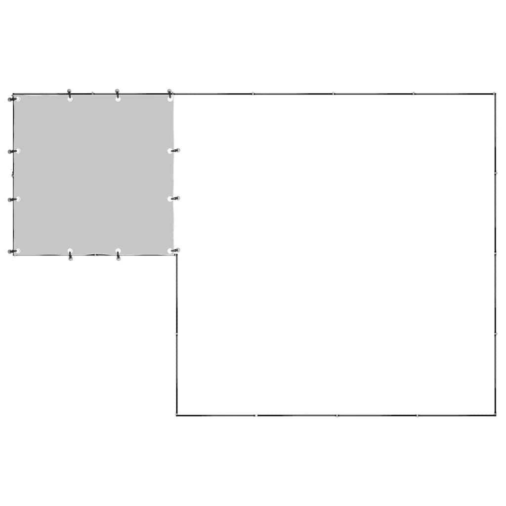 vidaXL Dog Kennel 6.05 m² Steel Black