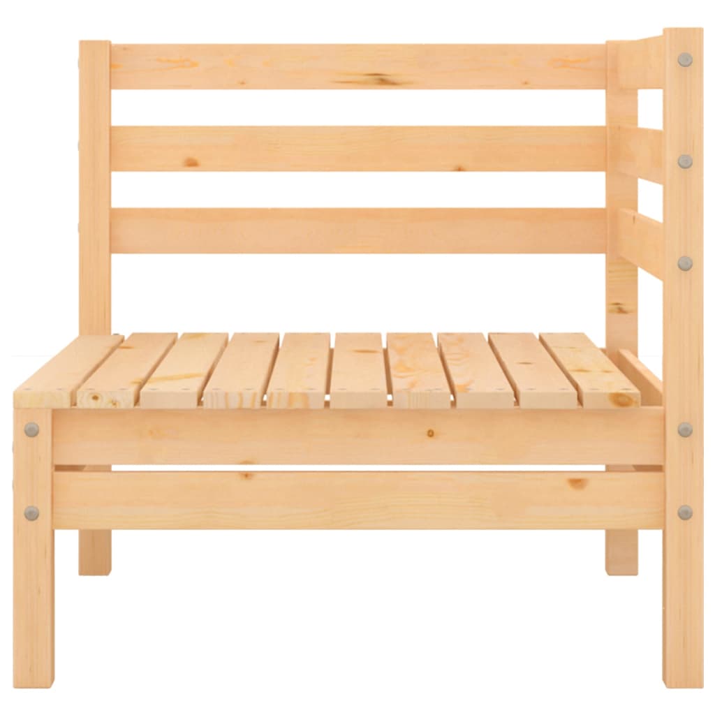 vidaXL 4-Piece Solid Pine Wood Lounge Set