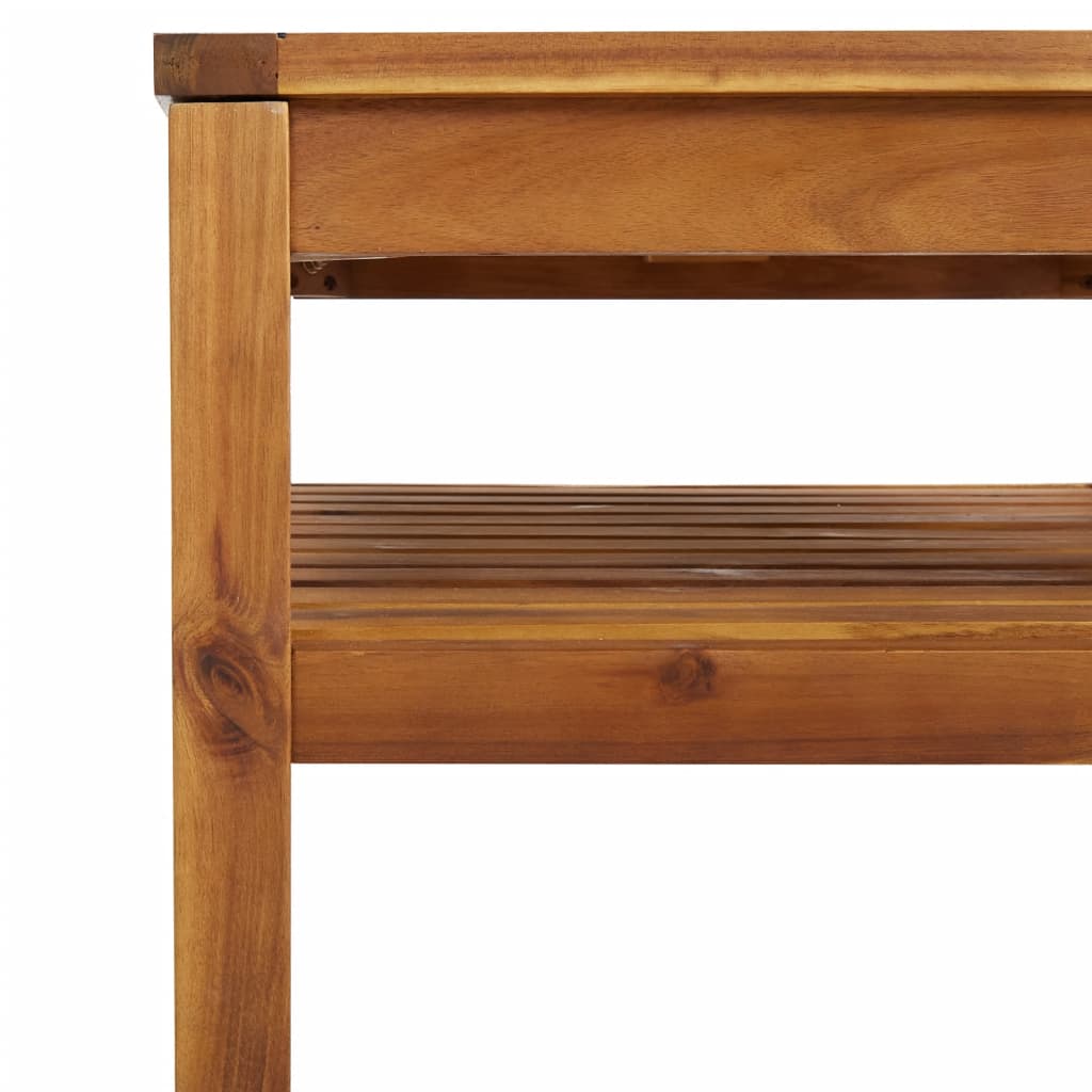 vidaXL Ensemble de salon 6 personnes avec coussins en acacia massif