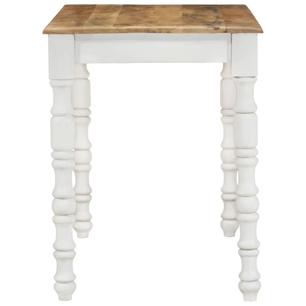 vidaXL Eettafel 110x60x76 cm massief mangohout