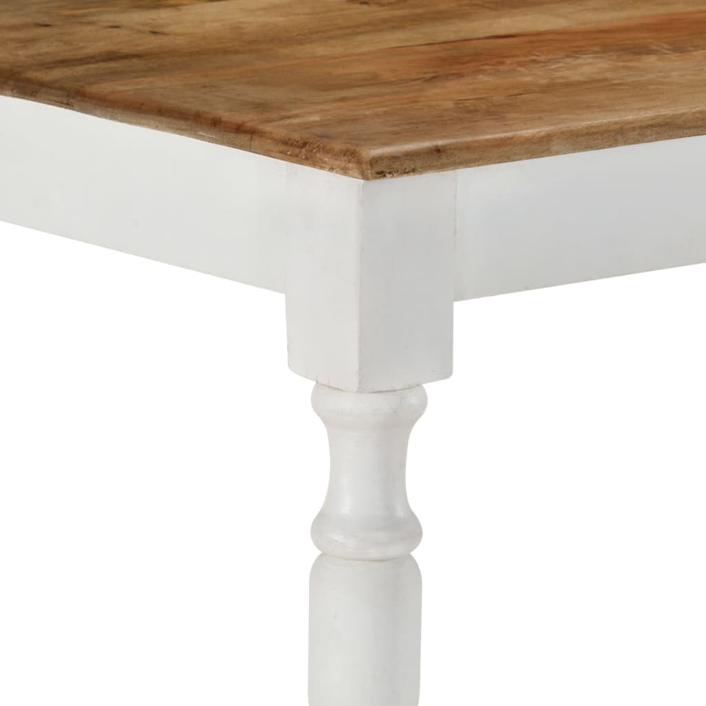 vidaXL Eettafel 110x60x76 cm massief mangohout