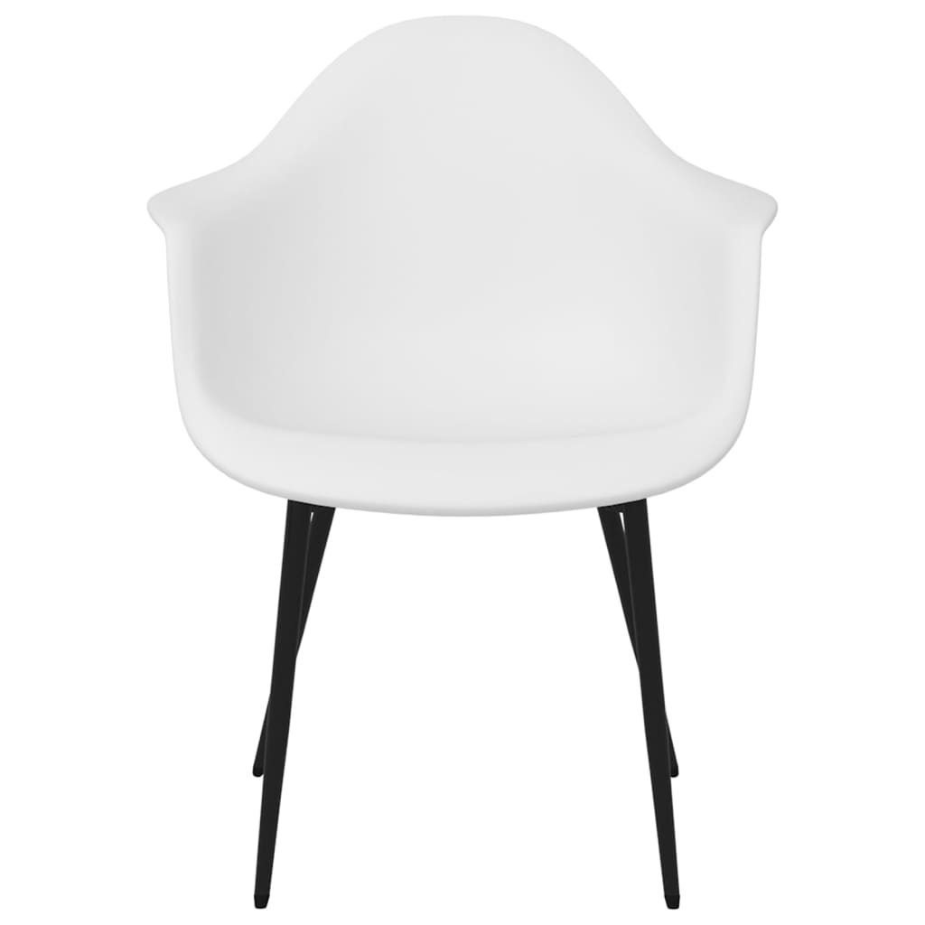 vidaXL Étages de chambre 6 st PP blanc