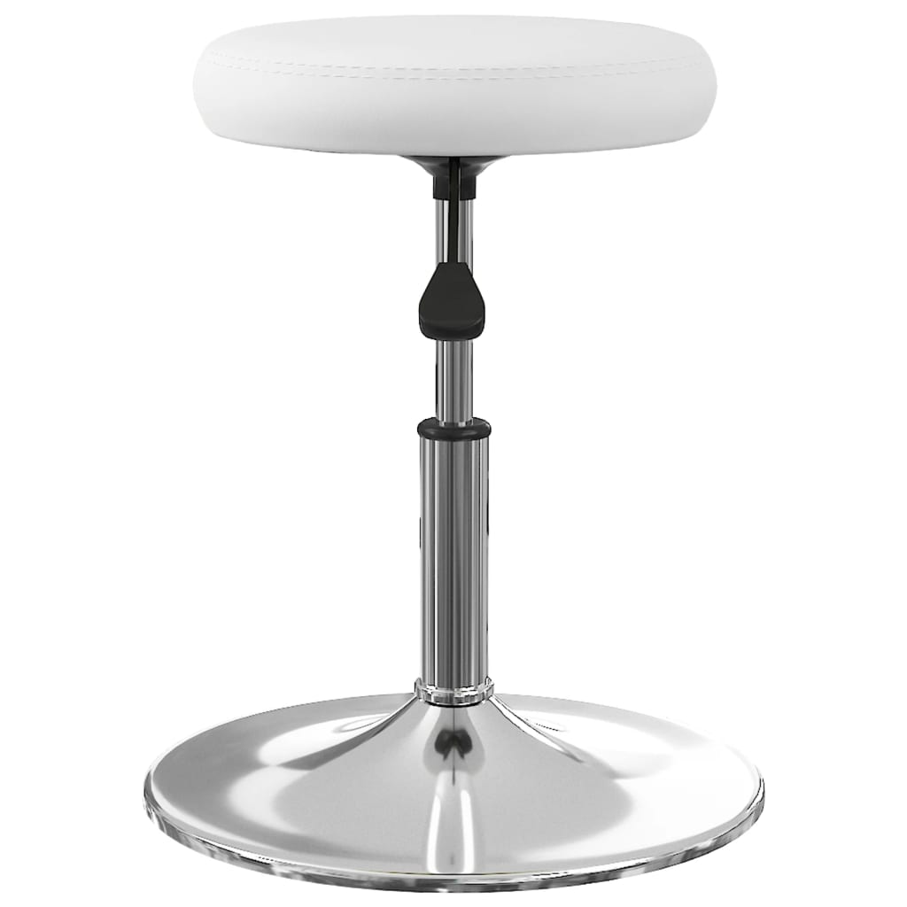 vidaXL Eetkamerstoelen 4 st kunstleer wit