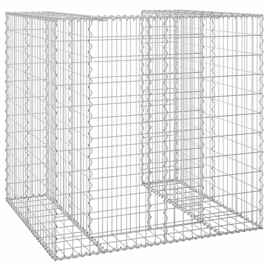 vidaXL Schanskorf voor container 110x100x110 cm gegalvaniseerd staal