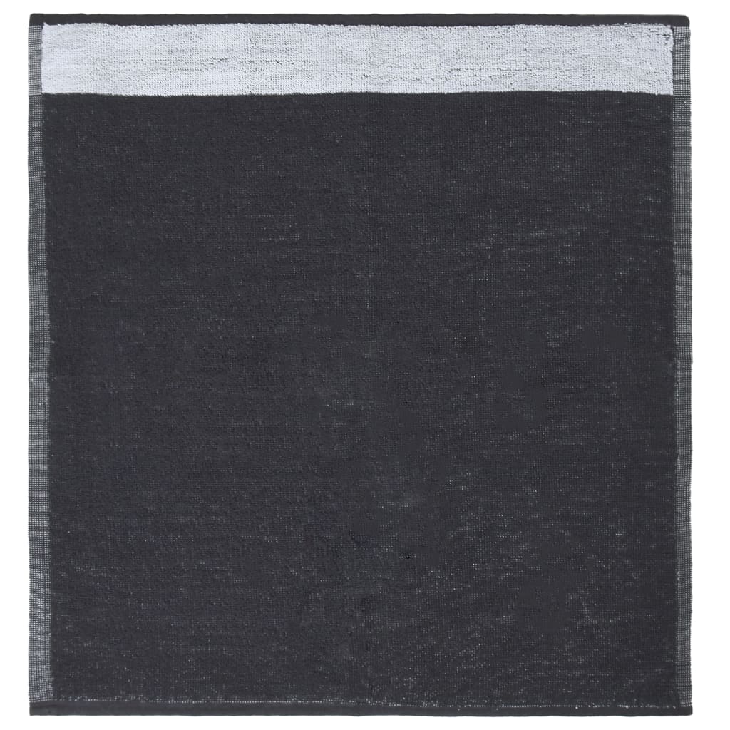 vidaXL 12-Piece Kitchen Towel Set Cotton Black