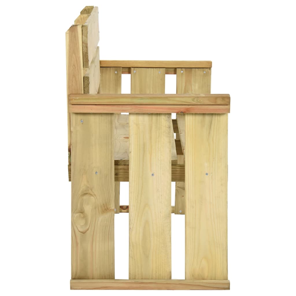 vidaXL Tuinbank 121 cm geïmpregneerd grenenhout