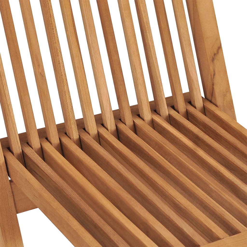 vidaXL Tuinstoelen 6 st inklapbaar massief teakhout
