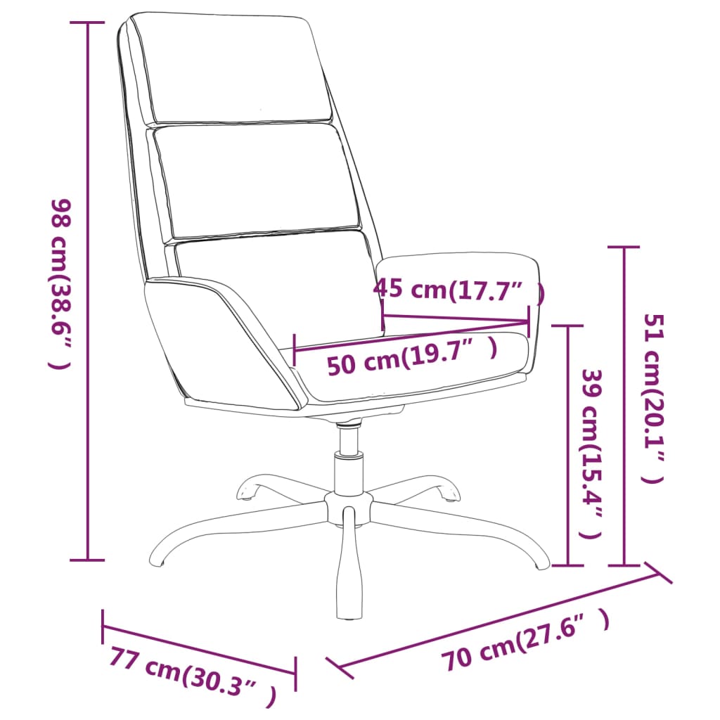 vidaXL Recliner velvet light gray