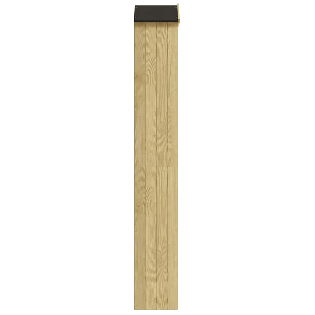 vidaXL Tuinschuur 40x33x222 cm geïmpregneerd grenenhout