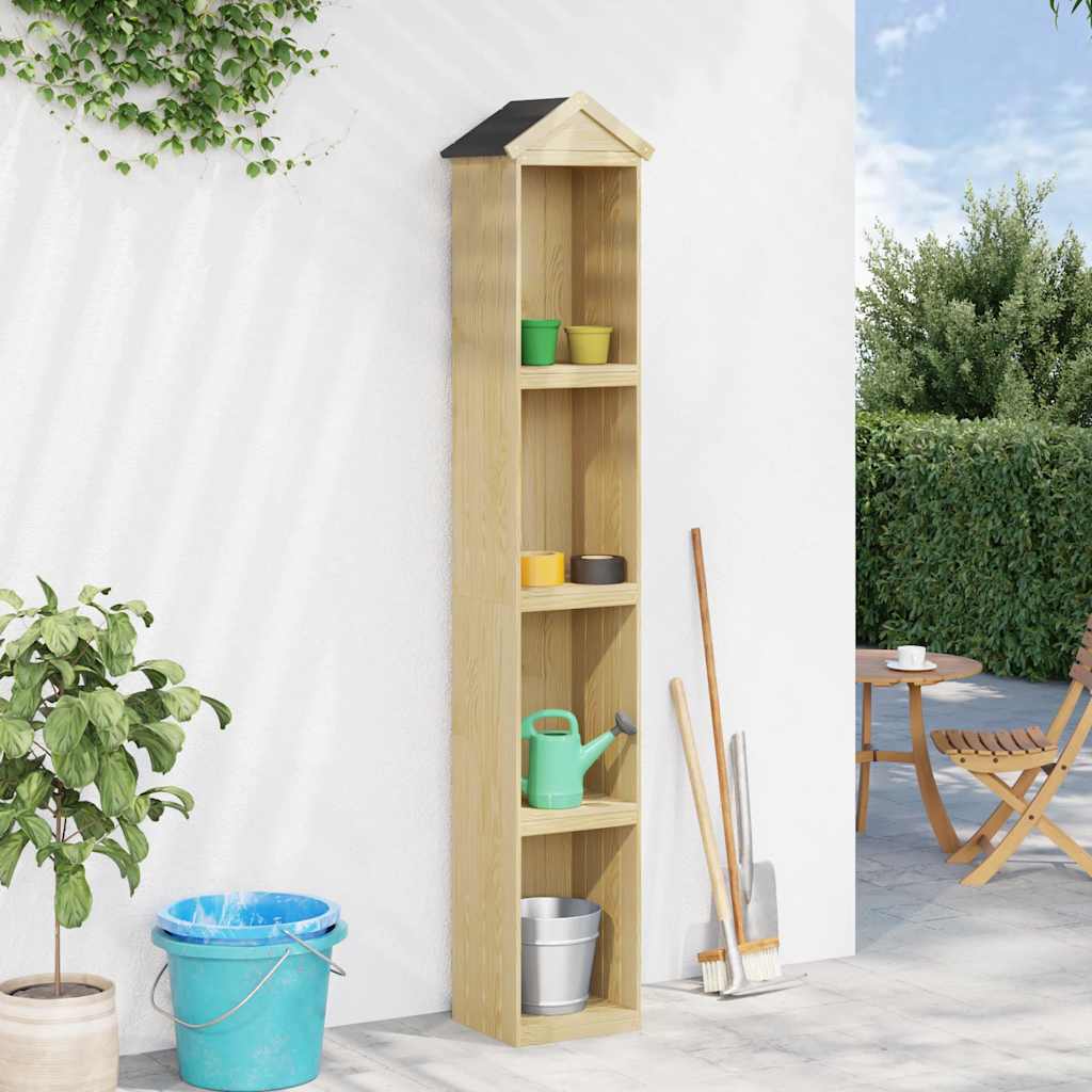 vidaXL Tuinschuur 40x33x222 cm geïmpregneerd grenenhout