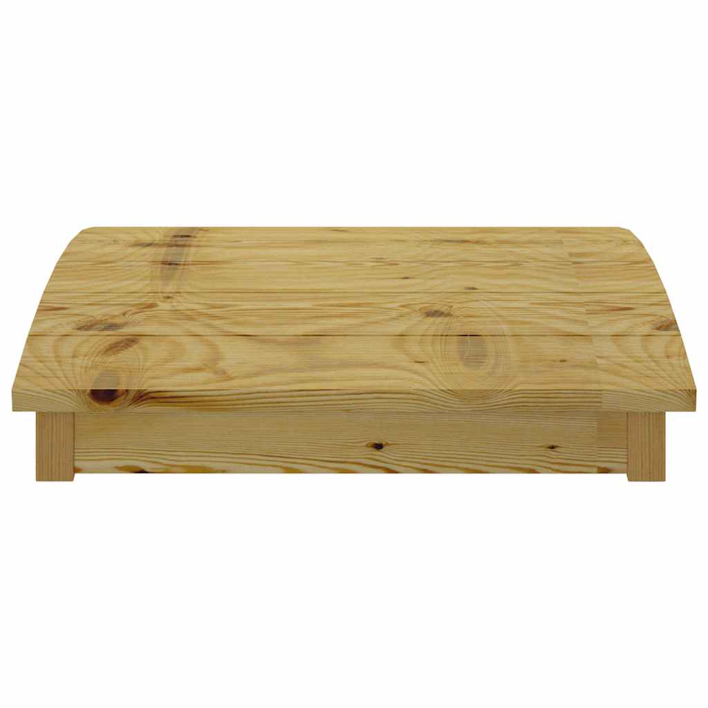 vidaXL Tuinbrug 110x74 cm geïmpregneerd massief grenenhout