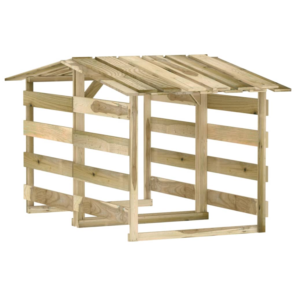 vidaXL Pergola's met dak 2 st 100x90x100 cm geïmpregneerd grenenhout