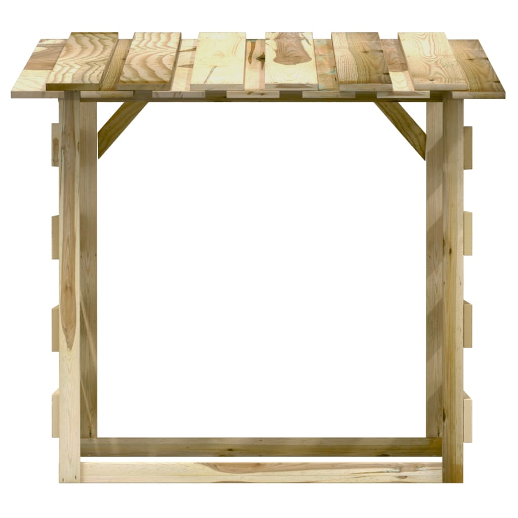vidaXL Pergola's met dak 2 st 100x90x100 cm geïmpregneerd grenenhout