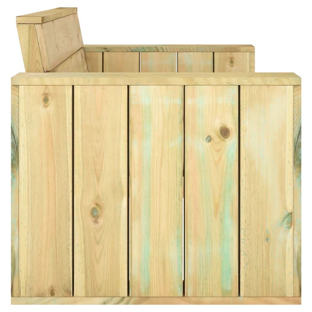 vidaXL Tuinbank 139 cm geïmpregneerd grenenhout