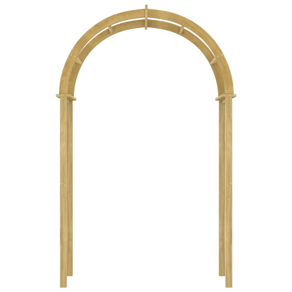 vidaXL Boog 141x97x243 cm geïmpregneerd massief grenenhout