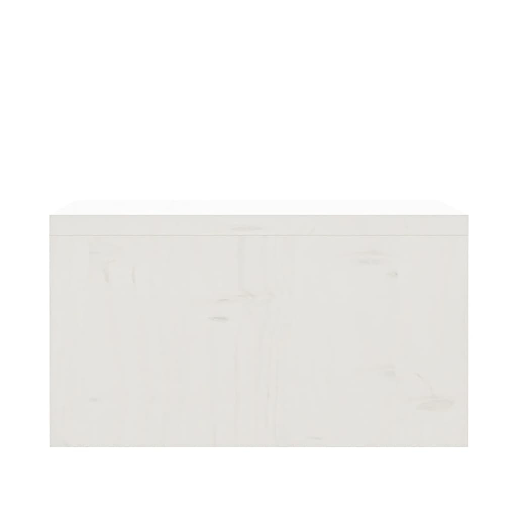 vidaXL Monitorstandaard 50x27x15 cm massief grenenhout