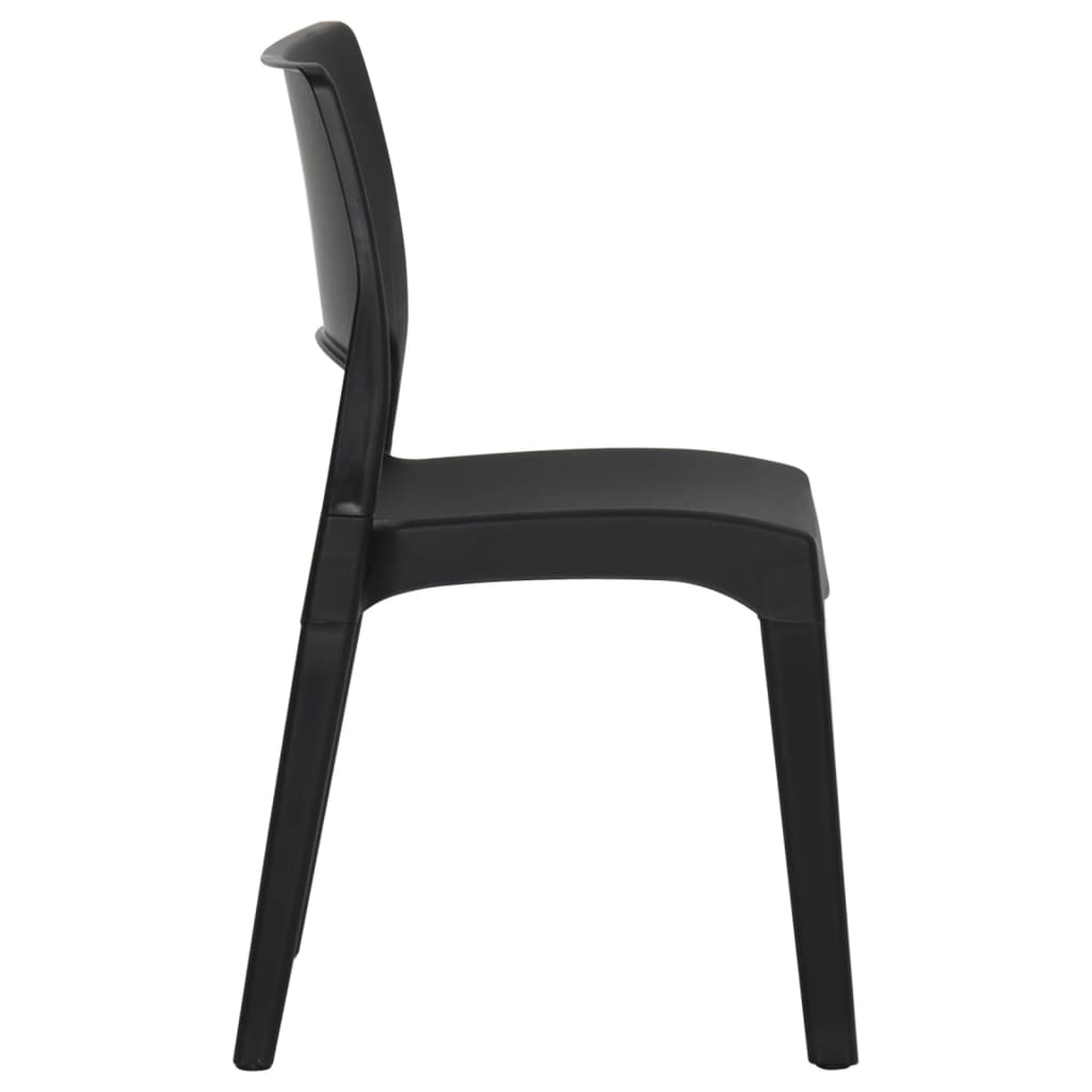 vidaXL Garden Chairs 2 pcs polypropylene anthracite