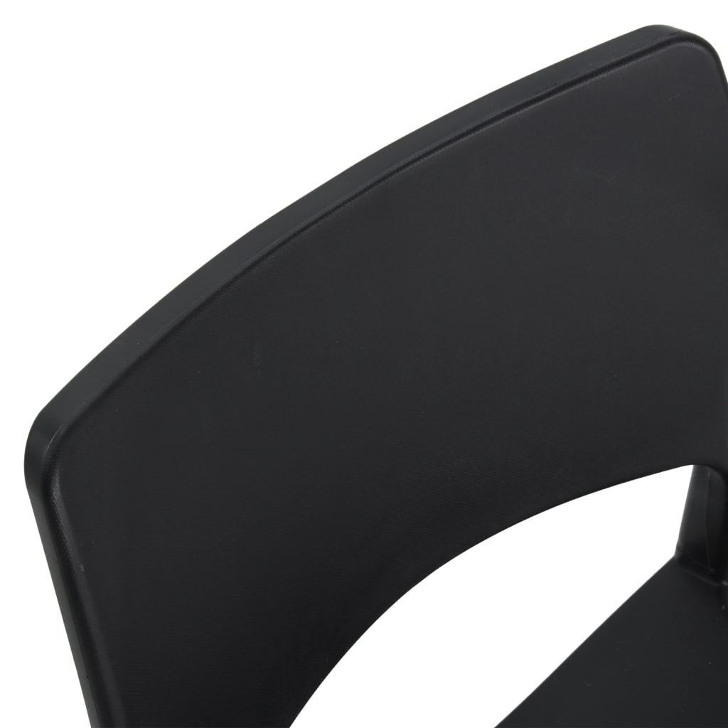 vidaXL Garden Chairs 2 pcs polypropylene anthracite