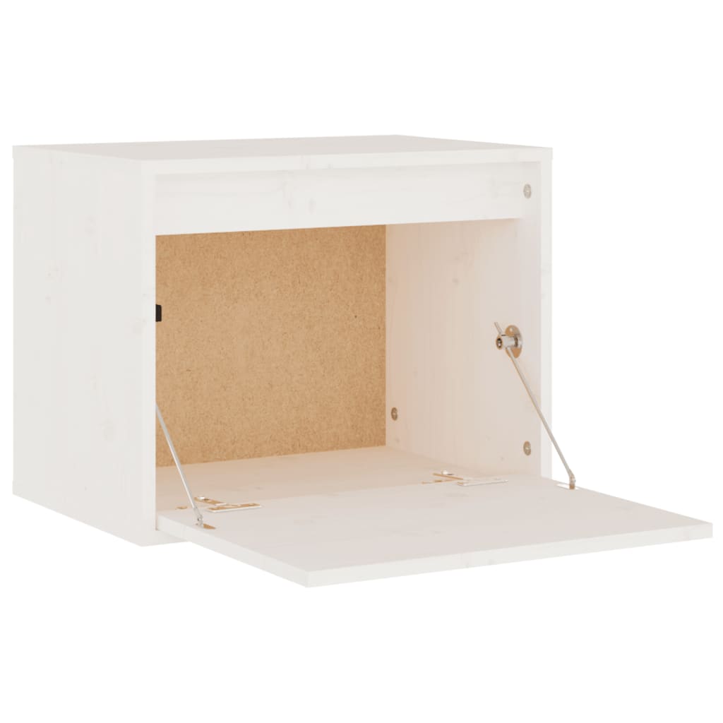 vidaXL TV Cabinets 3 pcs solid pine wood white