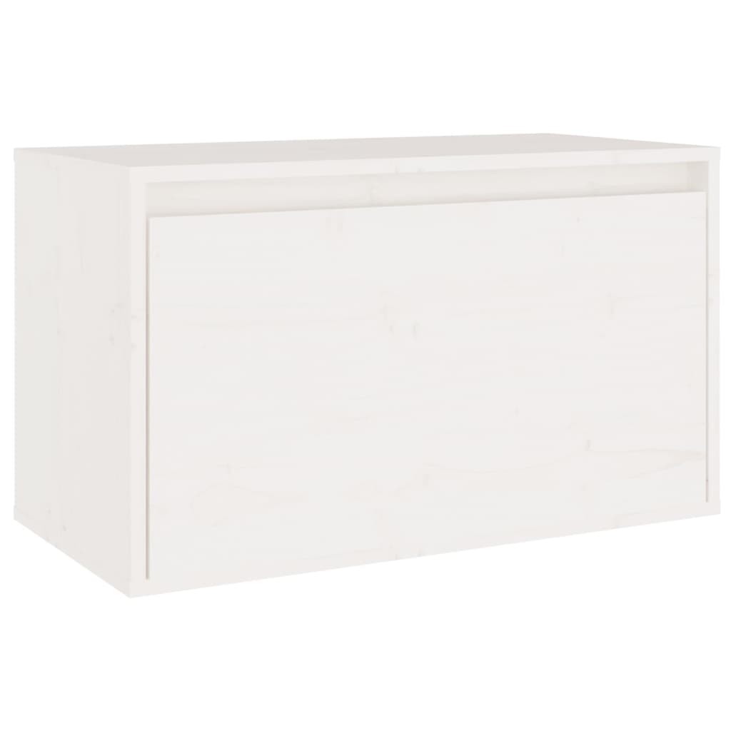 vidaXL TV Cabinets 4 pcs solid pine wood white
