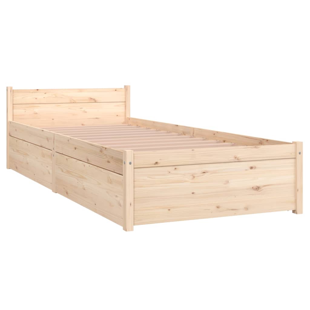 vidaXL Cadre de lit avec lits 75x190 cm