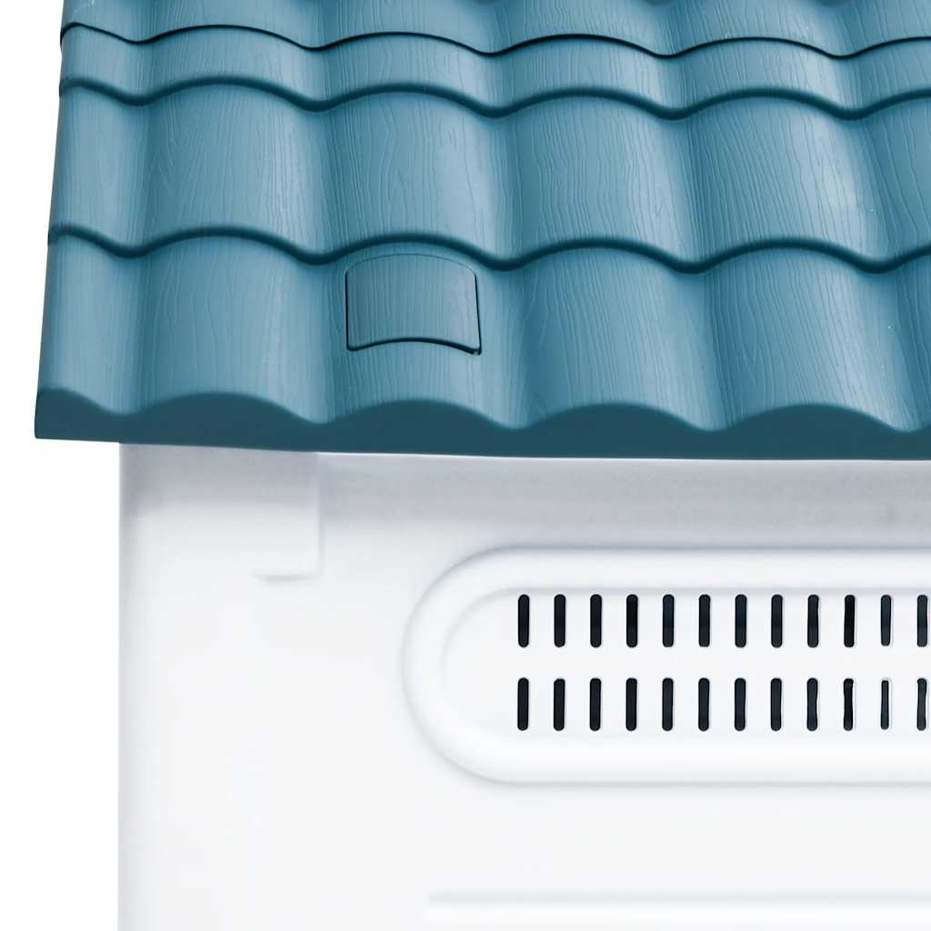 vidaXL Dog Kennel 57x68x66 cm polypropylene blue