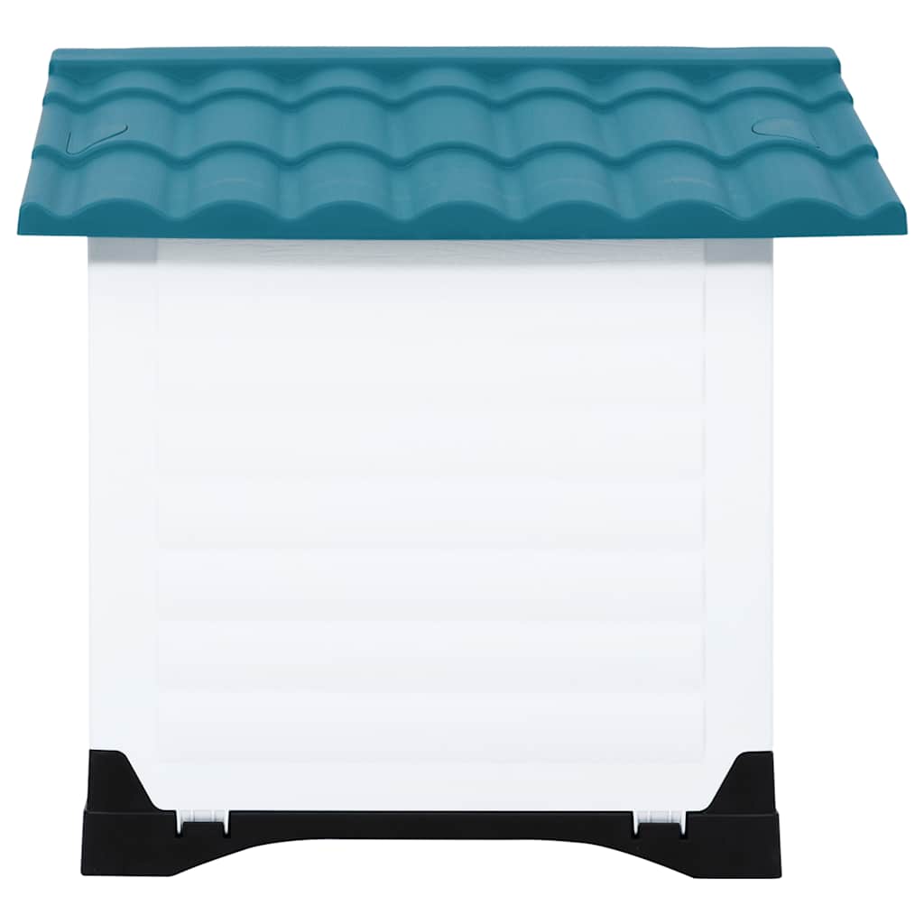 vidaXL Dog Kennel 90.5x68x66 cm polypropylene blue