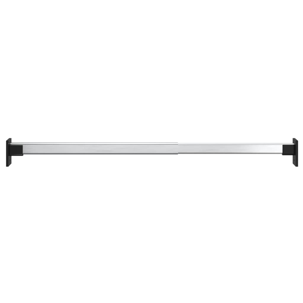 vidaXL Pinces à linge 4 pièces télescopiques 58-100 cm couleur argentée