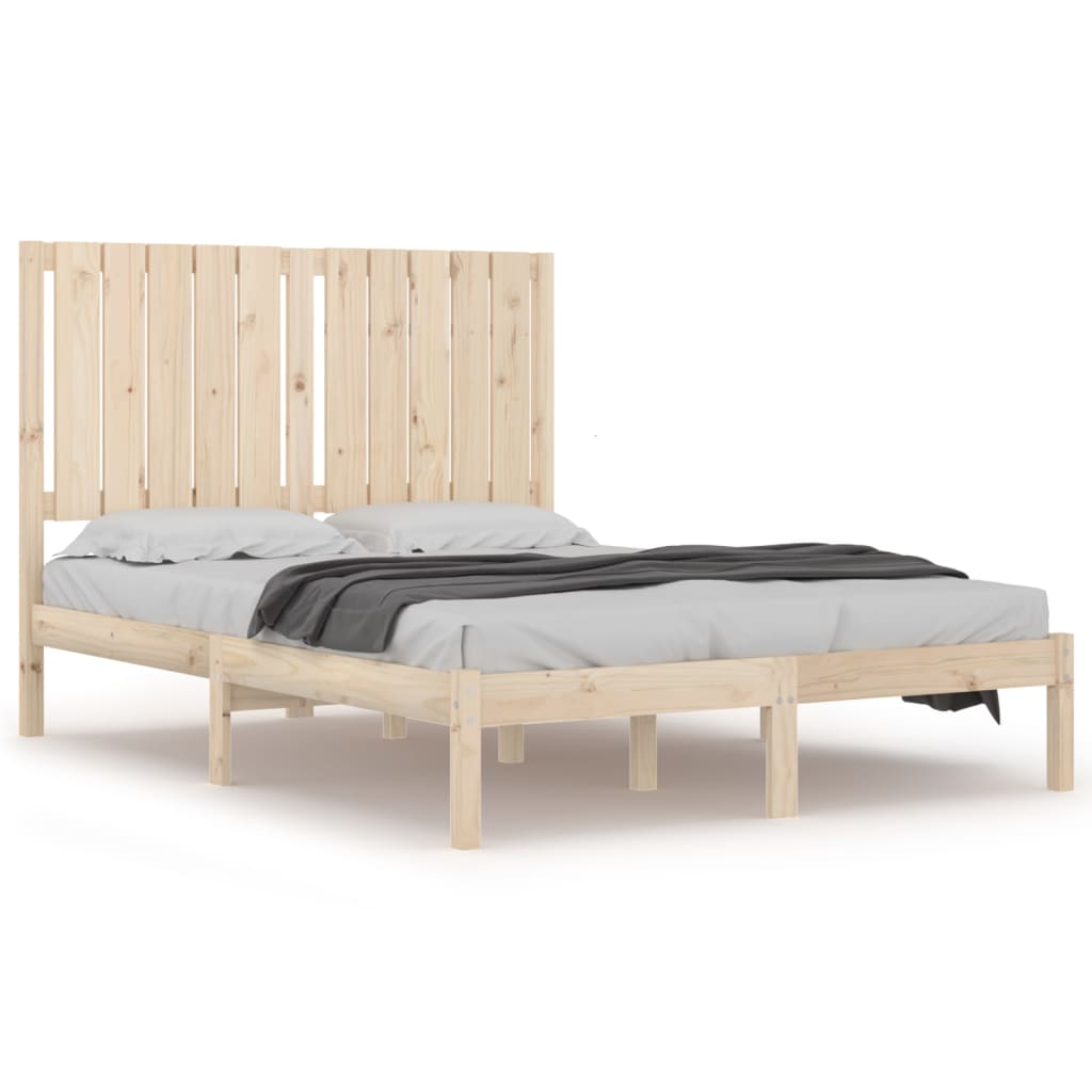 vidaXL Solid Wood Bed Frame 120x190 cm