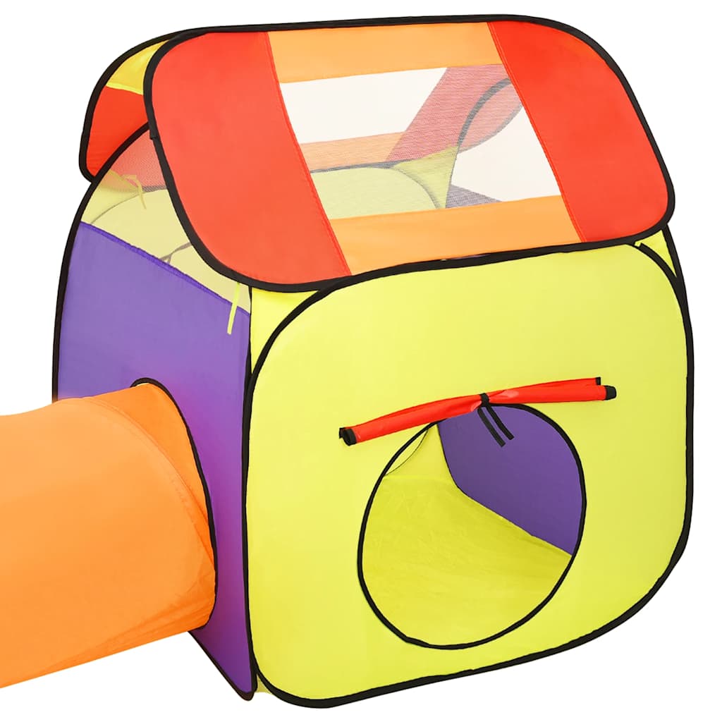 vidaXL Kinderspeeltent met 250 ballen 338x123x111 cm meerkleurig