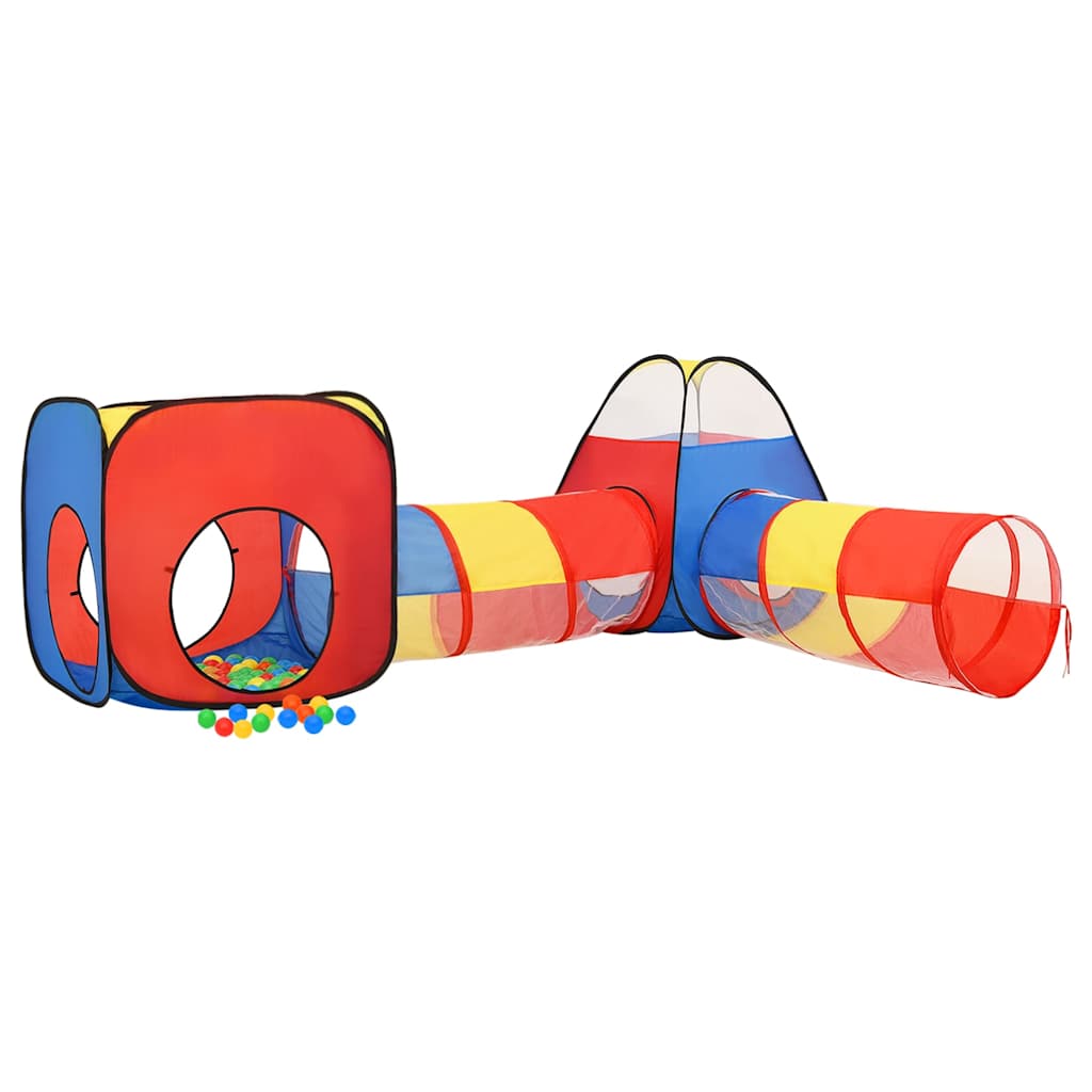 vidaXL Tente pour enfants avec 250 balles 190x264x90 cm meerkleurig