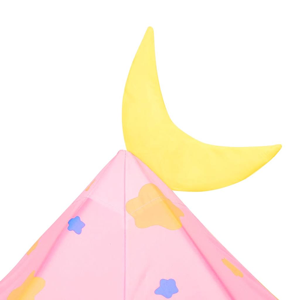vidaXL Kinderspeeltent met 250 ballen 301x120x128 cm roze