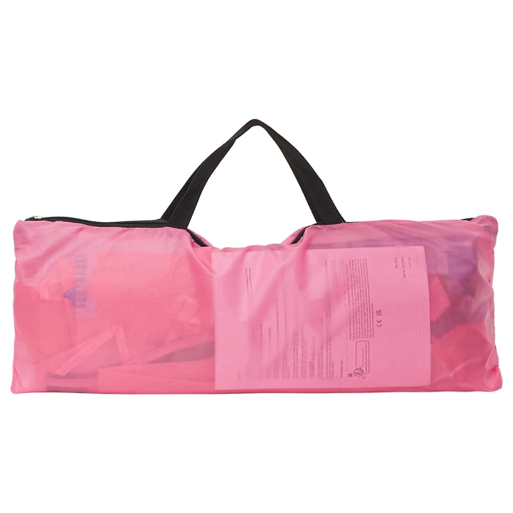 vidaXL Kinderspeeltent met 250 ballen 69x94x104 cm roze