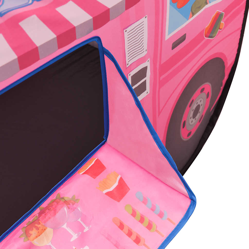 vidaXL Kinderspeeltent met 250 ballen 70x112x70 cm roze