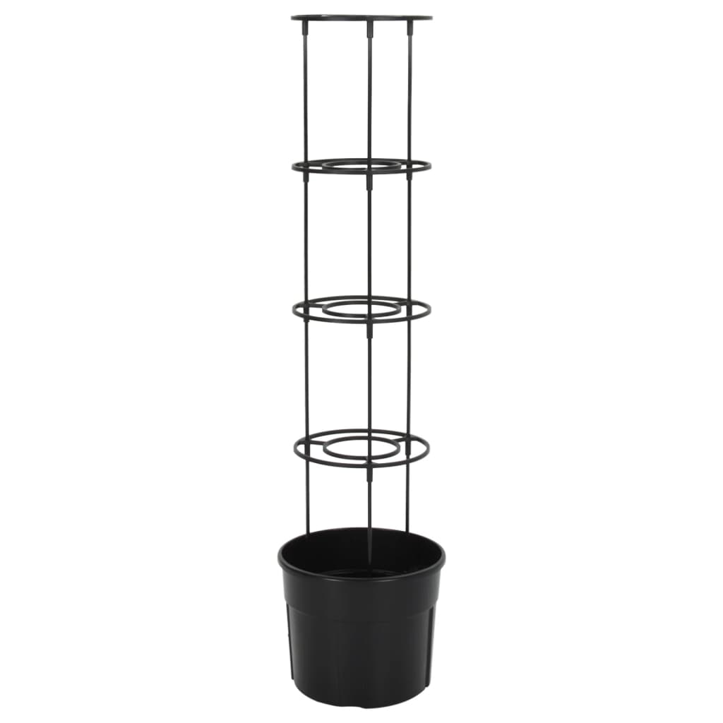 vidaXL Tomato Growing Pot ø29.5x115 cm Polypropylene Anthracite