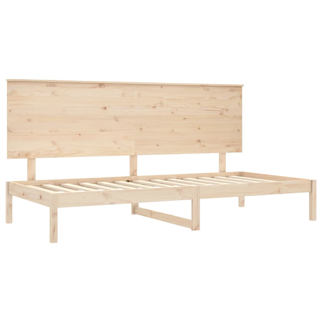 vidaXL Slaapbank zonder matras 90x200 cm massief grenenhout