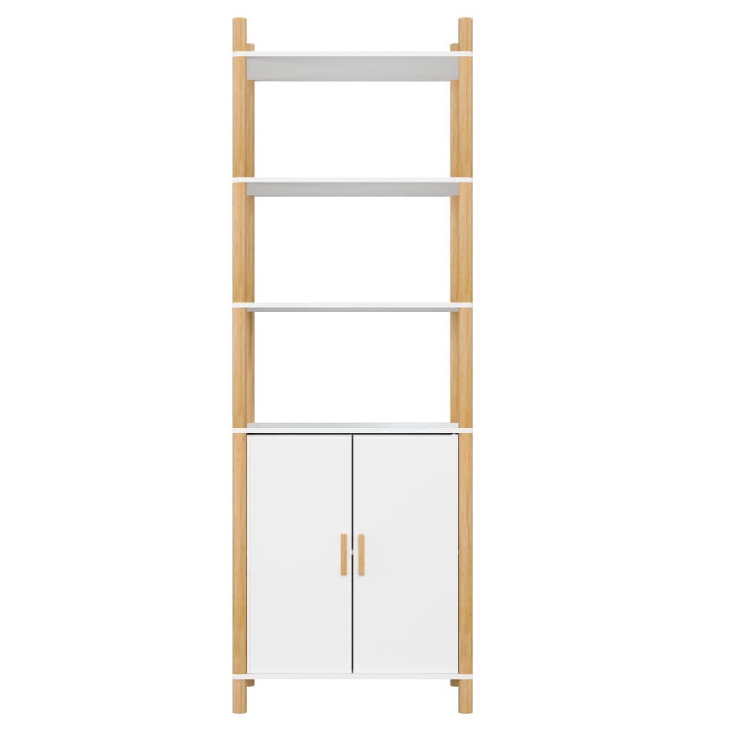 vidaXL Hoge kast 60x40x173 cm bewerkt hout wit