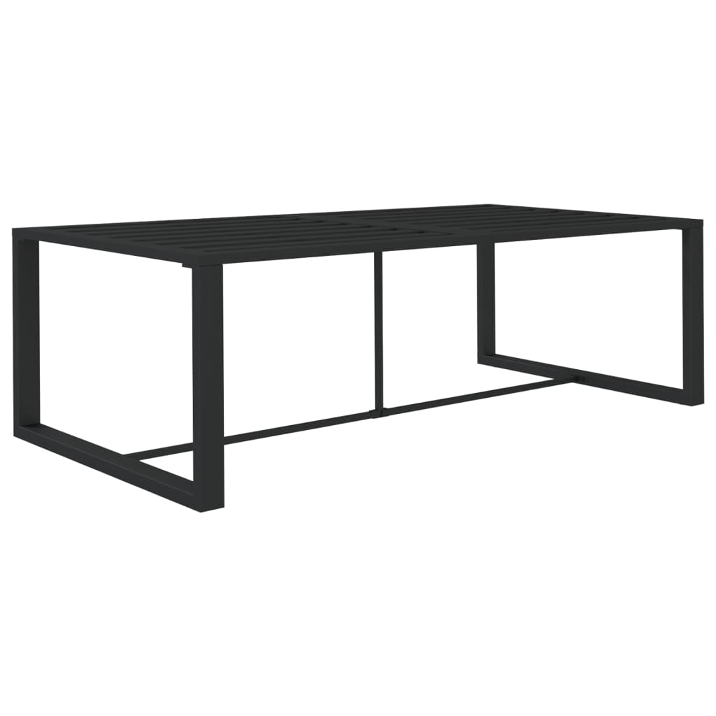 vidaXL 6-delige Loungeset met kussens aluminium antracietkleurig