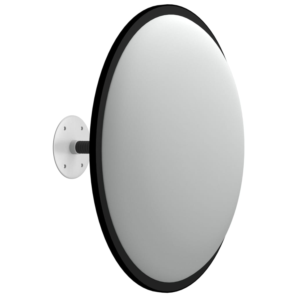 vidaXL Indoor Traffic Mirror 30 cm Acrylic Black