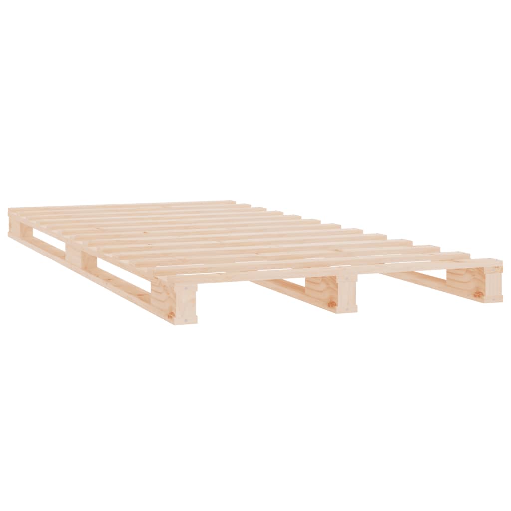 vidaXL Bedframe zonder matras massief grenenhout 90x200 cm