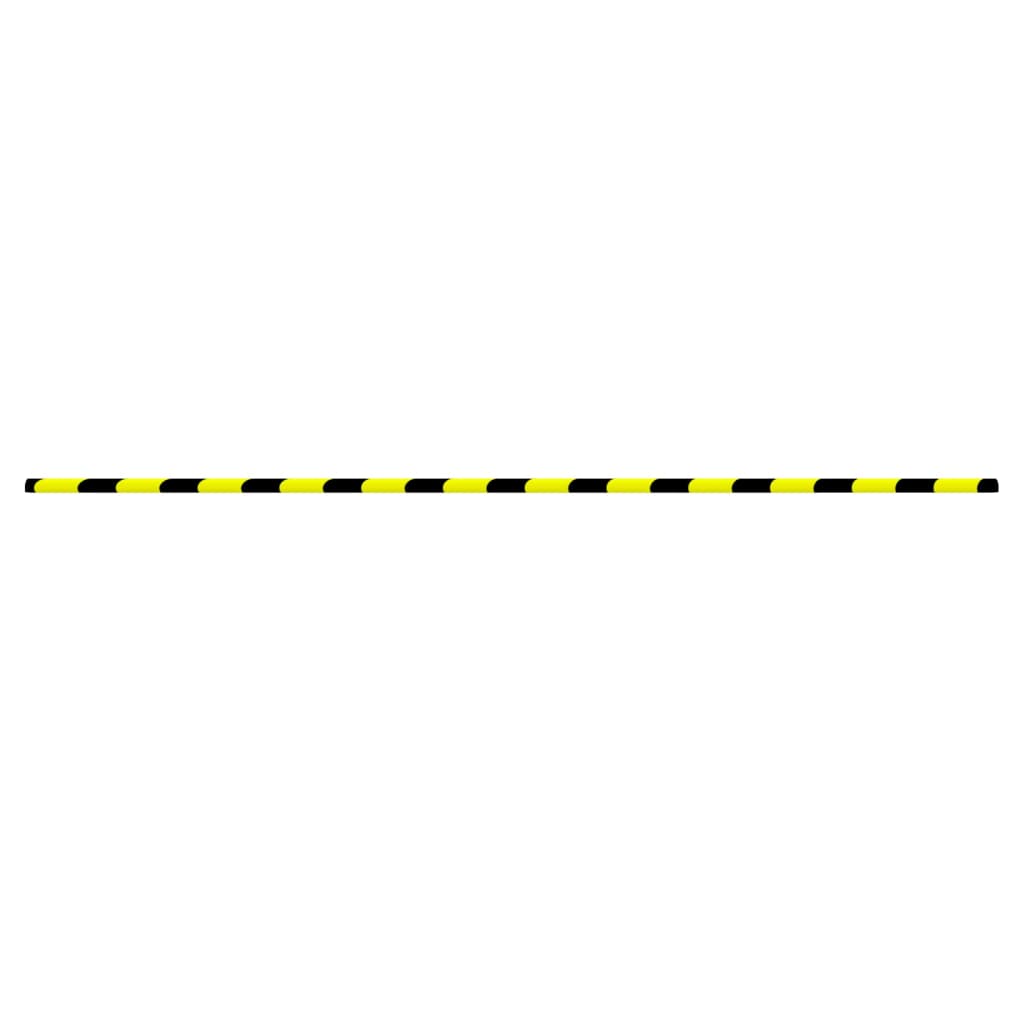 vidaXL Corner Protector 4x3x100 cm PU Yellow and Black