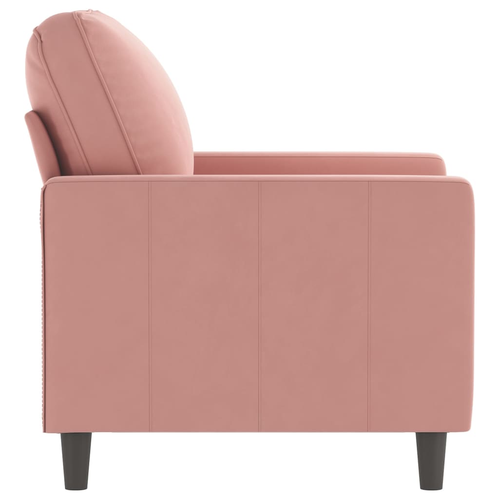 vidaXL Armchair 60 cm velvet dark grey