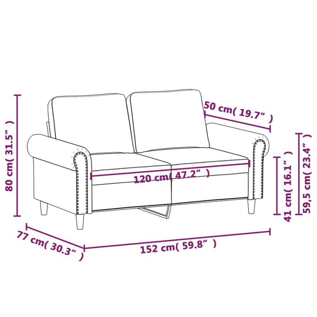 vidaXL Fauteuil 60 cm fluweel lichtgrijs