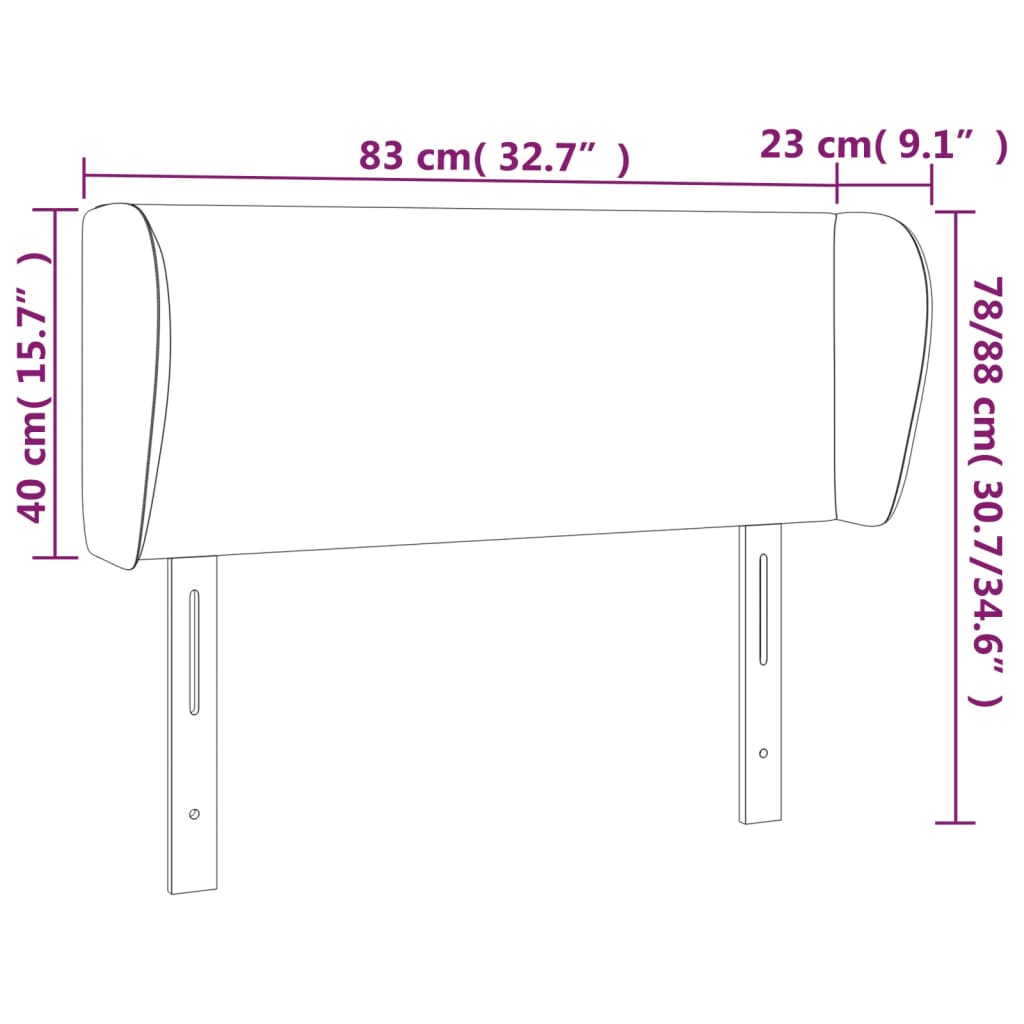 vidaXL Bord de toit avec randen 83x23x78/88 cm plaques d'éclairage