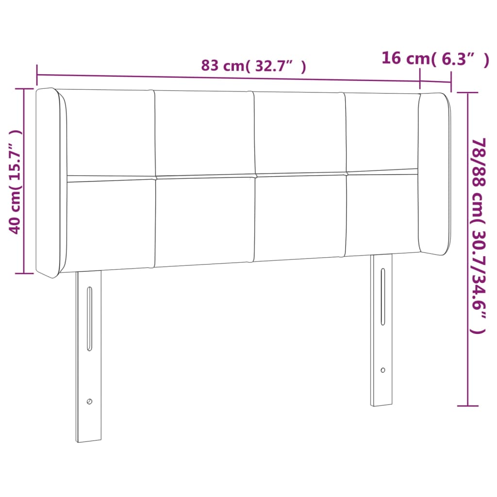vidaXL Bord de toit avec randen 83x16x78/88 cm plaques de lumière